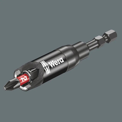 1/4-Inch Hex Drive Impaktor Bit Holder With Ring Magnet For Impact Drivers, Alloy Steel Construction, Made In Germany.