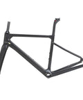 700C Carbon Road Bike Frameset With Fork Internal Routing C Brake Lite And Slick Aerodynamic Build For 45 48 51 54cm Sizes Pneumatic Wind Tech 100mm 130mm Quick Release, side view