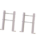Heavy Duty Radiator Floor Brackets With Cast Iron Legs And Rubber Insulator Pads Steel Mounting Stands For Central Heating Built To Last