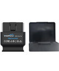 OBD II Bluetooth Scanner With BLE For iOS And Android, Plug N Play Wireless Car Diagnostic Tool with black case shown