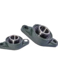 UCFL205-16 Premium 2 Bolt Flange Bearing 1 Inch Bore Self Aligning Pillow Block Pack of 2 for Machinery and Equipment