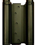 Adjustable Double Action Spring Hinge For Saloon And Cafe Doors Self Closing Dual Swing Door Hardware 6 Inch Matte Black Finish