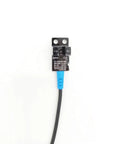 Y Type SX674 PNP Photoelectric Sensor for hollow rotary actuator with 2 meter cable, front view showing connectors and cable