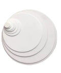 High Strength Boron Nitride Ceramic Sheet 60x15mm for Electronics Dielectric Insulation and Uniform Heat Dissipation, top view.