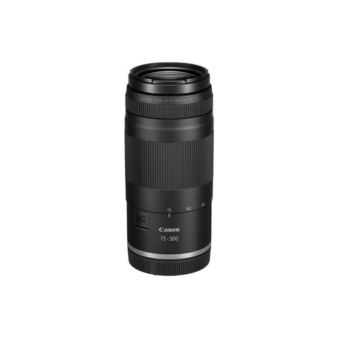 RF 75 To 300mm Zoom Lens Bundle With UV Filter Lens Cap Keeper And Cleaning Kit Four Item Set For Travel Ready Telephoto Shots Pro Grade Quality Ideal For Hiking Events Wildlife And Everyday Photography On The Go - lens