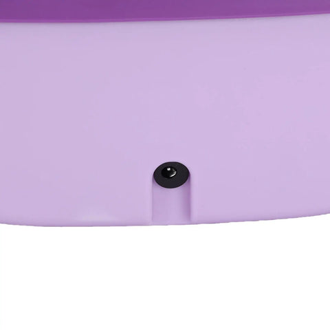 Close-up view of the drainage outlet on the Top Slick 6 Liter Portable Mini Washer Folds Flat For Cramped Dorm Spaces.