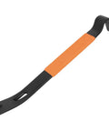 Heavy Duty 15 Inch Pry Bar Crowbar With Curved Claw And Beefy Nail Slots Forged Carbon Steel Construction For Prying Scraping Lifting And Pulling