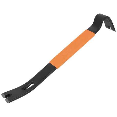 Heavy Duty 15 Inch Pry Bar Crowbar With Curved Claw And Beefy Nail Slots Forged Carbon Steel Construction For Prying Scraping Lifting And Pulling