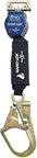 DBI-SALA Nano-Lok Hot Work 6-Foot Lanyard With Single Leg Connector And Steel Rebar Hook RFID Inspection Tag Webbing Mount Dorsal D Ring.