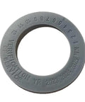 Top Shelf Fire Extinguisher Service Verification Collar, gray plastic, displays service year 2023-2025, portable safety update tool.