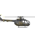 Era C180 BO-105 RC Helicopter With 6-Axis Gyro, 6CH Brushless Motor, Optical Flow Stabilization, Camouflage, side view
