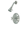 Metropolitan Single-Handle Shower Faucet With Pressure-Balanced Valve Polished Chrome Finish Duraseal Washerless Cartridge
