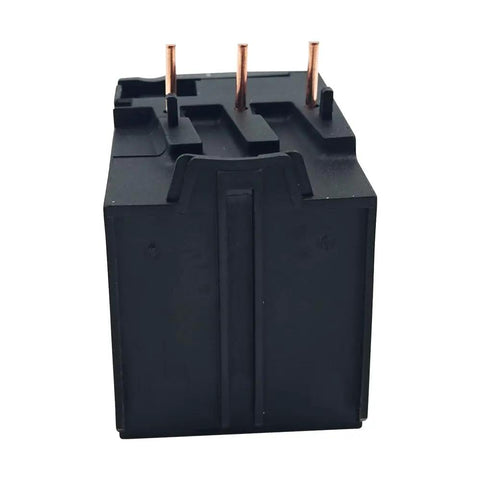 Rear view of Thermal Overload Relay For Contactor LC1D Series 1-1.6A Adjustable Protection, 3 copper terminals visible