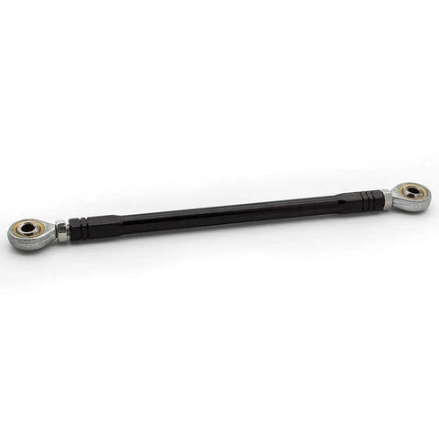 240mm Adjustable Shift Rod Linkage And Tie Rod Ends For Universal Motorcycle Rearsets Billet Aluminum Construction Wear Resistant Improves Shift Feel And Precision Between Gear Lever And Transmission black linkage with rod ends