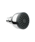 TurboSpa 3 Inch High Pressure Shower Head With 42 Nozzles Ultra Wide Spray High Flow shown in chrome finish
