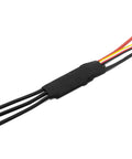 Mantis Slim G2 30A ESC For RC Airplane 2 To 4S With 6V 3A SBEC, black compact unit with multi-colored wires visible