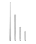 Four steel rods from the 10 Piece Five Point Three Millimeter Ejector Pins Set For Rifling Buttons And Machine Reamers.