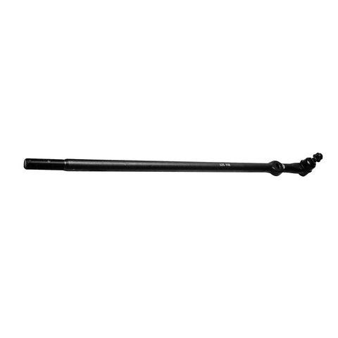 4WD Front Center Drag Link For 2005 2016 Ford F 250 Super Duty Replacement Front End Steering Link For 4x4 Trucks Beefed Up Heavy Duty Build Rigorous Testing Durable Fit And Smooth Handling., black steel drag link with threaded end and ball joint