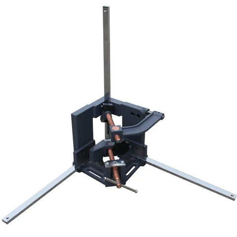 Beefy 3 Axis Welding Clamp Heavy Duty Cast Iron Vice With Killer Grip And Zero Play Design Featuring 3.9 Inch Jaw Opening For Steel And Wood DIY Shop Builds
