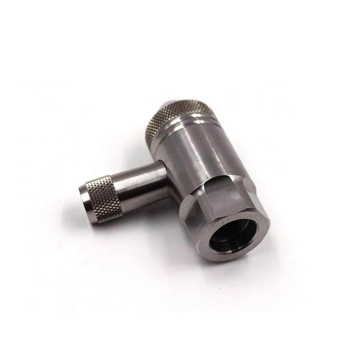 Waterjet IDE PRO diamond orifice assembly, metal body, side view