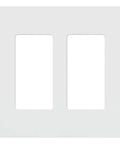 White 2 Gang Decorator Wall Plate Set No Visible Screws Flush Mount Snap On Installation Durable Plastic 3 Pack For Decorator Dimmers And Switches Included