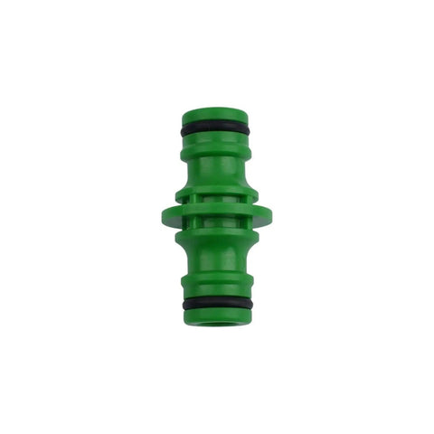 10 Pack Double Male Hose Pipe Connectors Quick Connect ABS Plastic With Rubber O Ring For Garden Watering And Irrigation