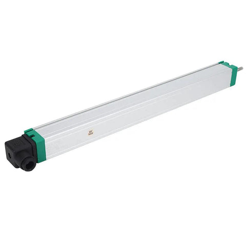 Side view of Linear Position Sensor With High Displacement For Injection Molding Machines Stainless Steel Universal Type Industry Grade Built To Last Plug And Play 0 To 100 Percent Input Voltage Compatibility KTC 300