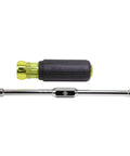 2-In-1 Hex Nut Driver With Magnetic Retention, 1/4-Inch And 5/16-Inch Bits, Color-Coded Bands, Durable, No-Slip Grip