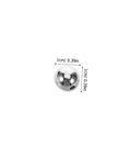 Metal ball component for Physics Pendulum Experiment Kit For High School Mechanics Education with 1cm diameter and hole for hanging