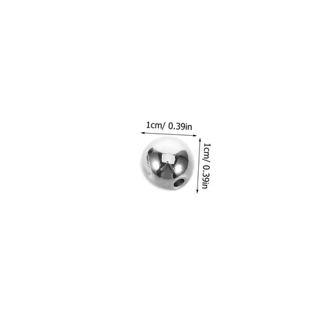 Metal ball component for Physics Pendulum Experiment Kit For High School Mechanics Education with 1cm diameter and hole for hanging