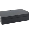 Heavy Duty IP67 Waterproof Junction Box Made From Tough ABS Plastic Electronic Enclosure For DIY Electrical Tasks Indoor Or Outdoor Black Case Side View