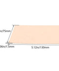 5 Pack Single Sided Copper Clad FR4 PCB Circuit Boards For DIY Prototyping 130mm x 75mm x 1.5mm Durable Glass Fiber Copper Laminate