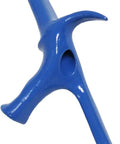 Insulated Pistol Grip Replacement For Foil And Epee With Anatomical Left Hand Design, Visconti Style Aluminum Grip, M Blue