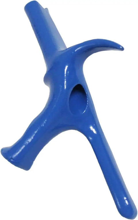 Insulated Pistol Grip Replacement For Foil And Epee With Anatomical Left Hand Design, Visconti Style Aluminum Grip, M Blue