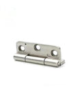 Heavy Duty Cabinet Door Hinge For Furniture And Cupboards, No Fuss Install, Built To Last, silver metal hinge, side view
