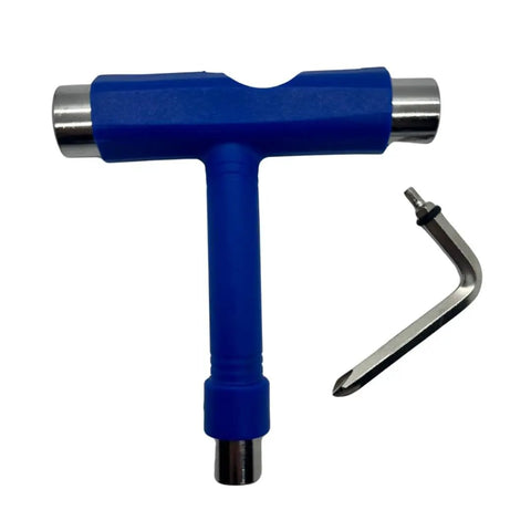 All In One Skate Tool With T Handle And Screwdriver For Quick On The Go Adjustments Pocket Sized Roller Skate Tool With Allen Key
