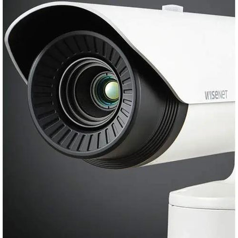 Pro Pick H265 Network Bullet Thermal Camera Loaded With 640X480 Resolution And A 19mm Lens close-up of lens detail.