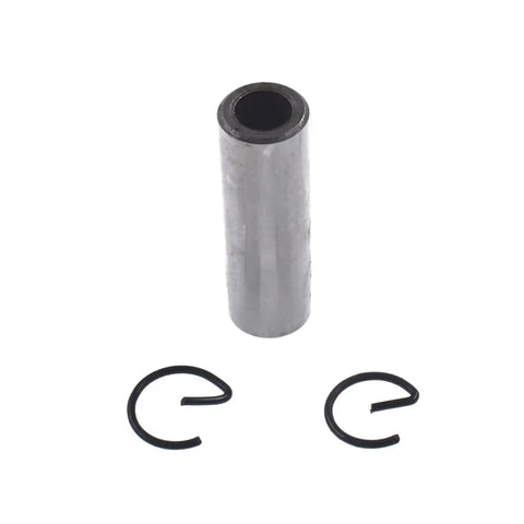 Motorcycle Piston Pin Bearing Tube Spring Spacer Kit For 50cc Engine Parts Dope Replacement Set With Piston Pins Bearings Springs Spacers For Easy Swaps Quick Maintenance And Upgrades, metal tube and two clips