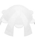 White hub cap for 800W Wind Turbine Generator Kit With 6 Nylon Blades And Controller For Boats Terraces Cabins And Home Off Grid Use 12V 24V 48V System Blue Finish Durable Weatherproof Design For Harsh Conditions And Quiet Operation.