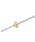 Lead Screw T6 High Precision Linear Motion Screw In 304 Stainless Steel, 6mm Diameter, 1mm Pitch, Length Range 100-550mm, Copper Nut, Built For DIY CNC And 3D Printer Builds, with copper nut