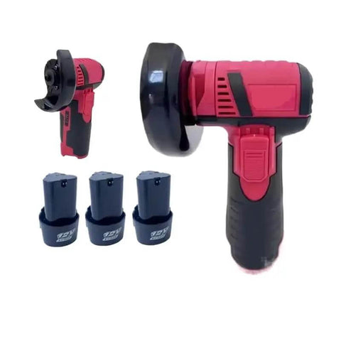 Heavy Hitter 12V Brushless Micro Angle Grinder Kit Includes Three Batteries And Premium Diamond Wheels Cordless Power Tool