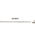 36 Inch Aluminum Yard Stick With Precision Straight Edge Clear Thermo Bonded Graduations In SAE And Metric Conversion Table Included