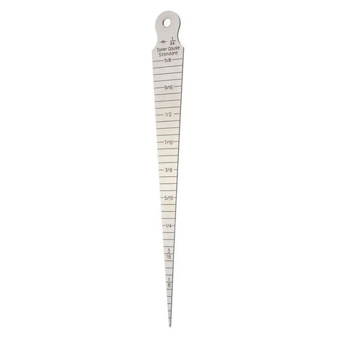 Handy Pocket Size Taper Gauge 1-15mm 1/64-5/8 Inch Stainless Steel Welding Gauge Inch And Metric Feeler Gap Tool With Laser Engraved Increments Rust Resistant Readable For Precise Welds