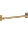 24 Inch Grab Bar In Champagne Bronze With Concealed Mounting Heavy Duty 500 Lb Capacity Rust Resistant Finish Includes 3 Inch Square Flanges