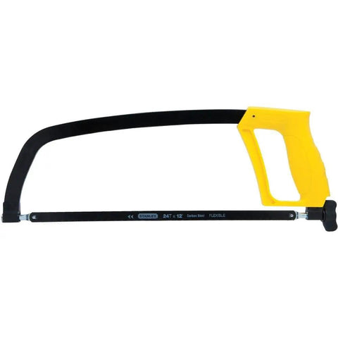 Heavy Duty 12 Inch Hacksaw With High Tension Hand Saw Frame Up To 225 Lbs, 4.375 Inch Cutting Depth, 90 Or 180 Degree Adjustable Angles
