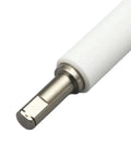 Pro Grade Heavy Duty Platen Roller Replacement For Zebra ZT200 ZT210 ZT220 ZT230 Thermal Printers Built Like A Tank For Smooth Printing All Day P1037974-028, close-up view of roller end.