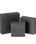 Smooth Graphite Block 70x70x70mm Go To Industrial And Lab Use, Durable Graphite Electrode Plate With High Electrical Conductivity, 1 Piece