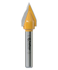 V Groove Router Bit 45 Degree With One Quarter Inch Shank And One Half Inch Cutting Diameter Carbide CNC Engraving Bit