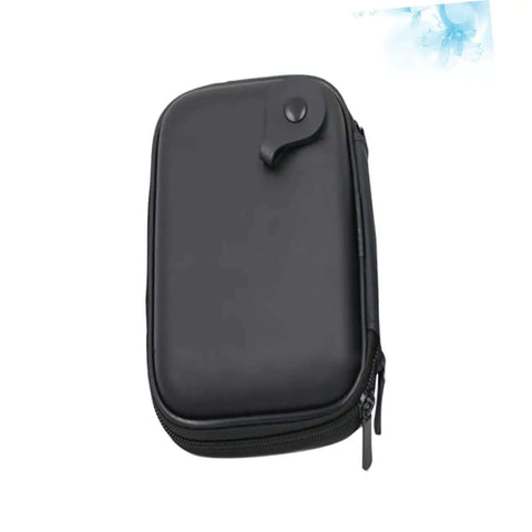 Built Different Travel Tech Bag For Power Bank Protection And Digital Accessory Organizing With Heavy Duty Zipper Closure, black case.