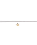 T8 Lead Screw 300mm Kit With Stainless Steel Rods And Brass Nut For 3D Printer And CNC Machine Linear Motion Guide Rail DIY Automation Parts High Precision Low Backlash For Smooth Motion And Accurate Positioning, 300mm screw and brass nut